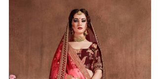 The lehenga is a heavy dress and will suit all body types