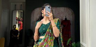 Emerald Dreams: Enjoy the Magic of Green Lehenga Choli and Green Saree Styles